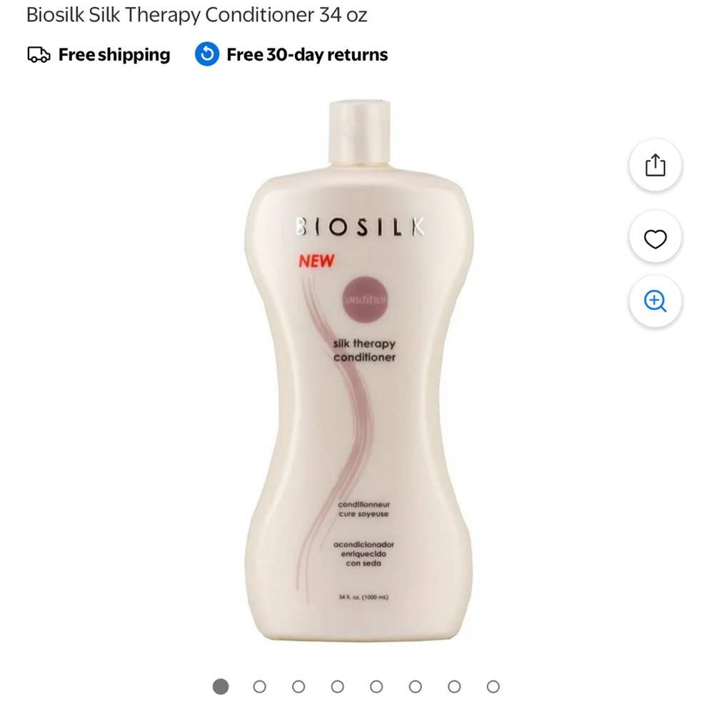 Biosilk Silk Therapy Conditioner - Cream Bottle